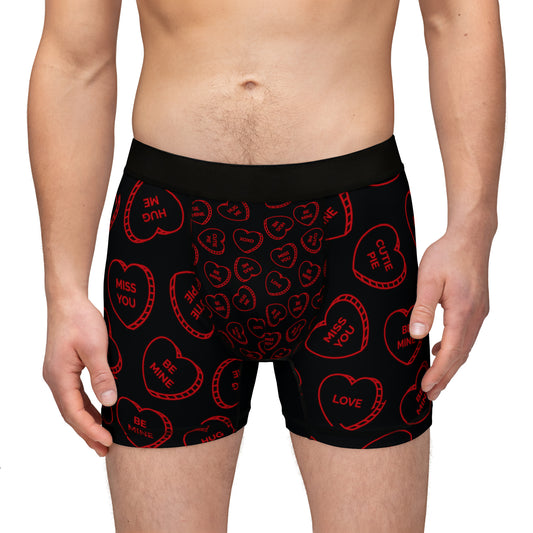 Valentines Candy Boxers in Black by Crave