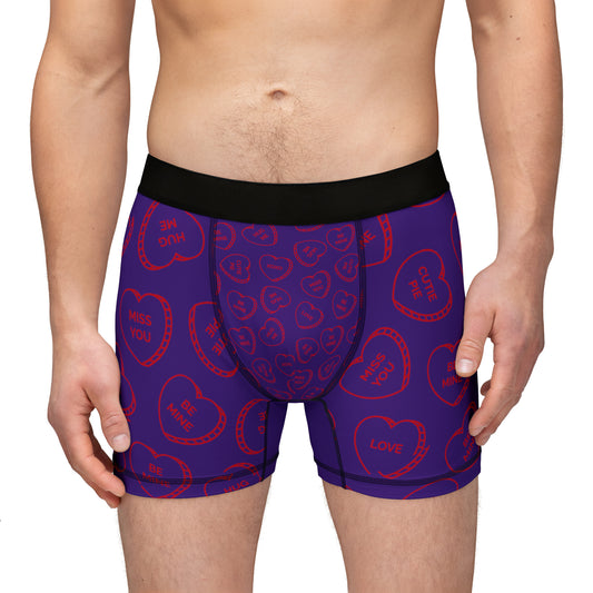 Valentines Candy Boxers in Purple by Crave