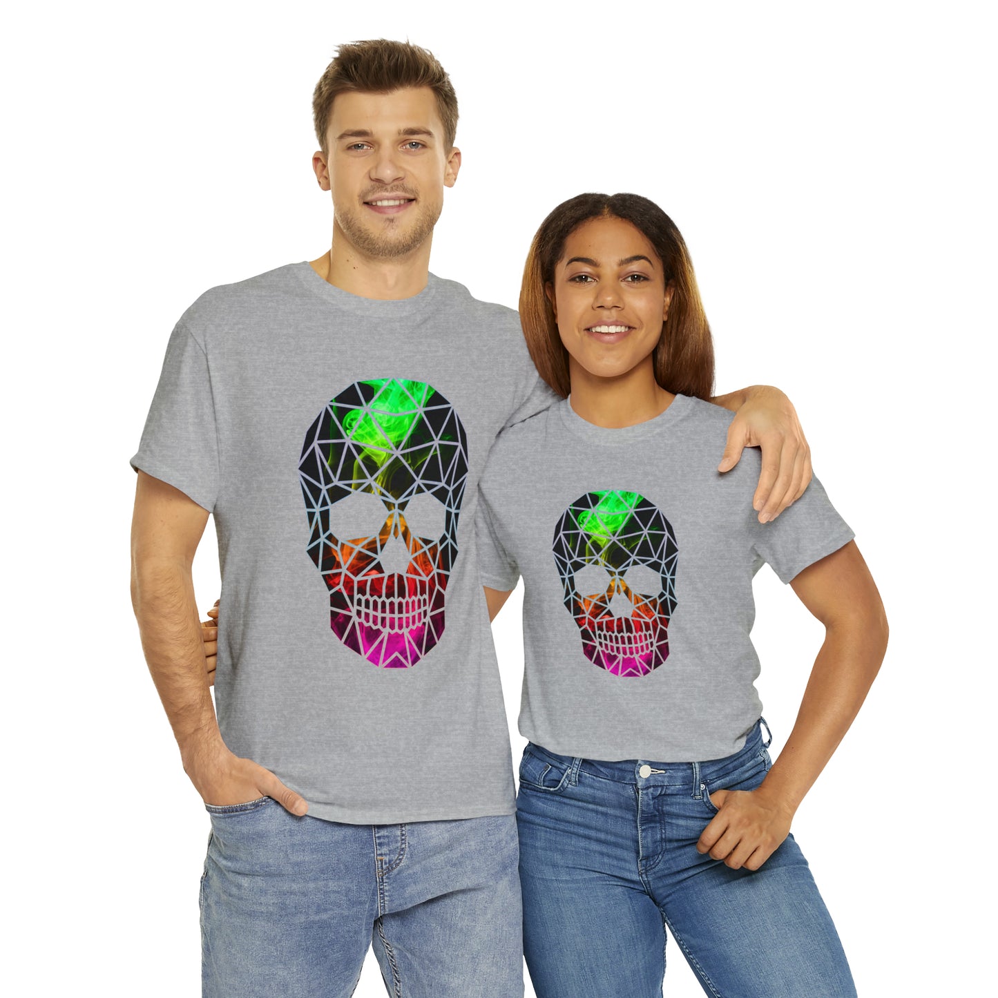 Skull Mosaic 5 Heavy Cotton Tee