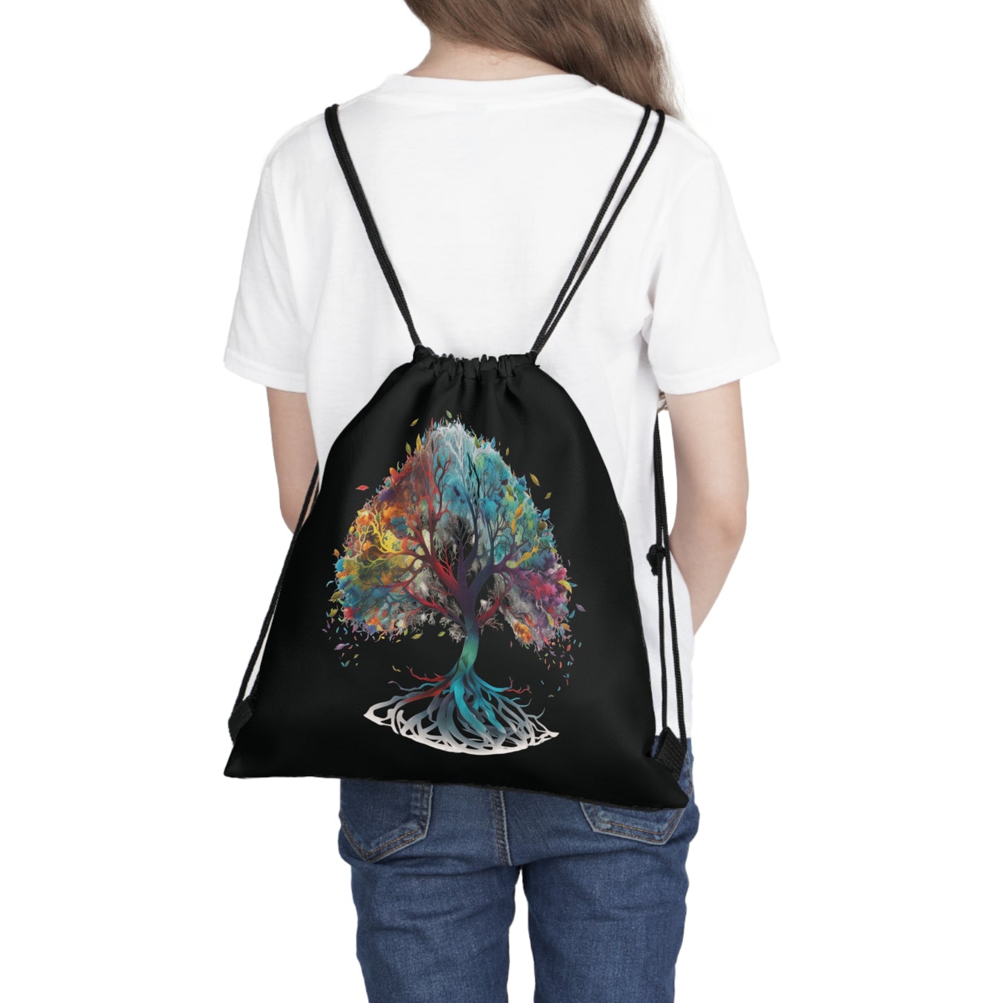 Tree 2 Outdoor Drawstring Bag