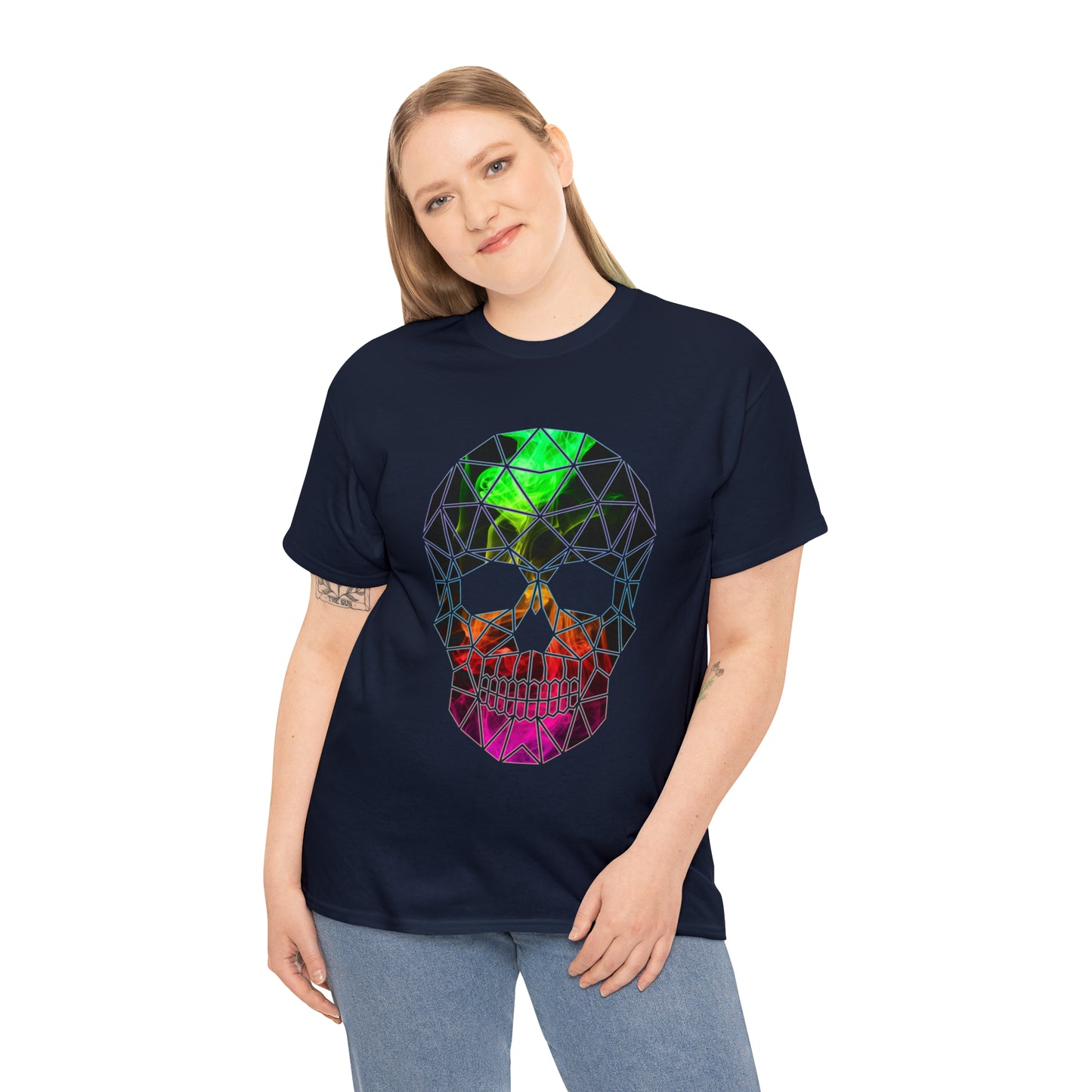 Skull Mosaic 5 Heavy Cotton Tee