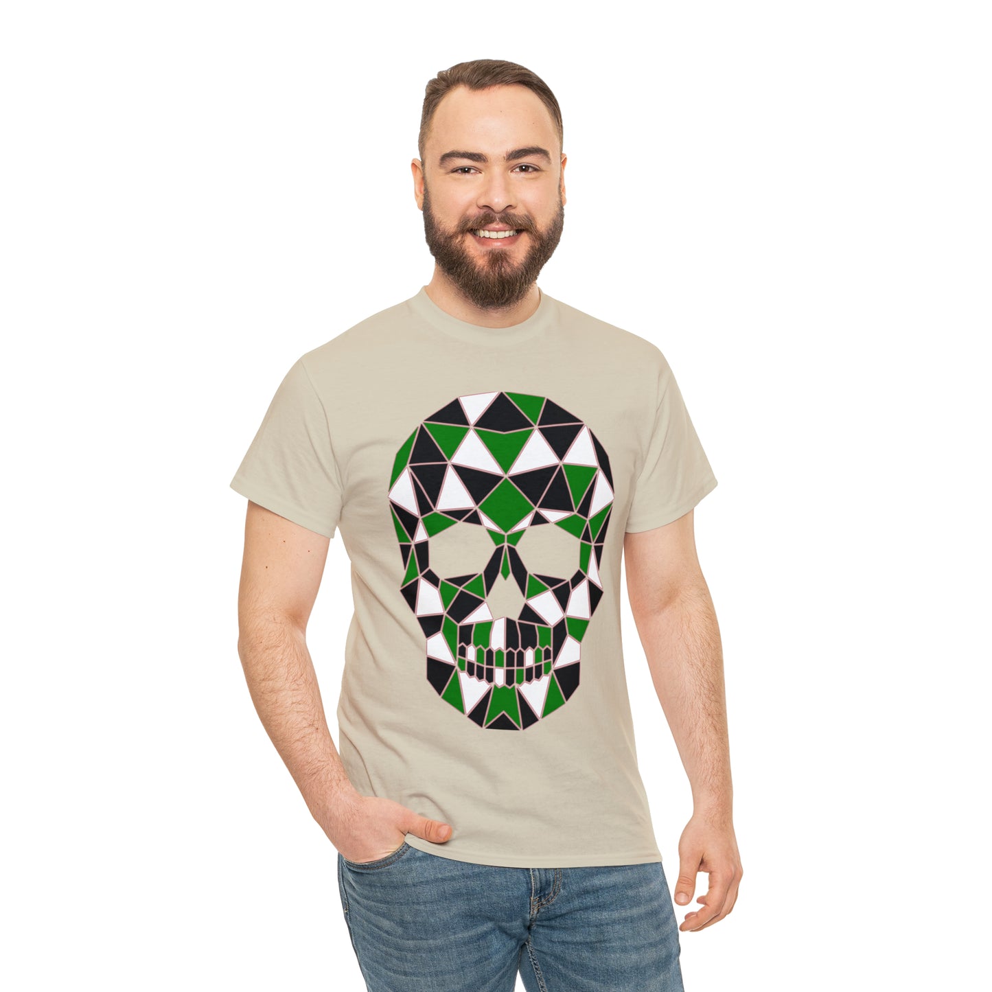 Skull Mosaic 3 Heavy Cotton Tee