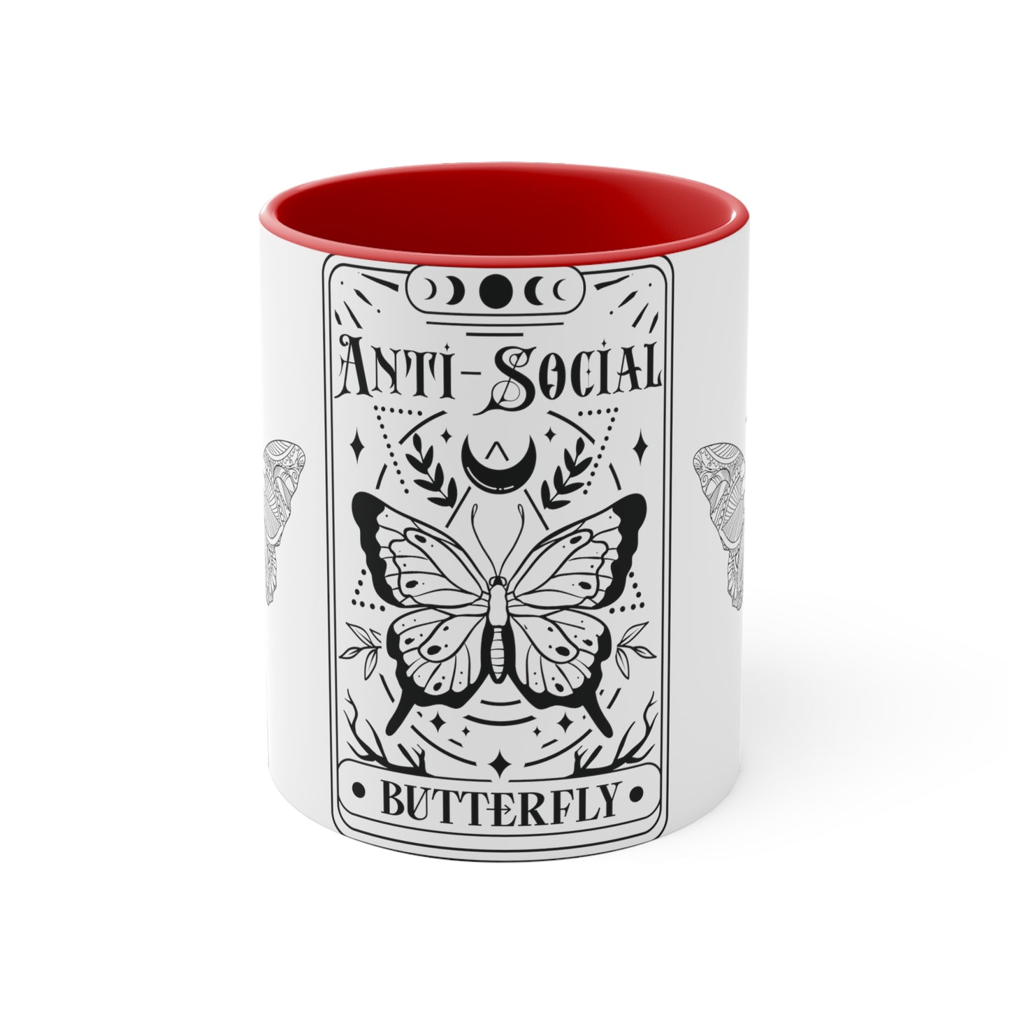 Anti-Social Butterfly Coffee Mug, 11oz