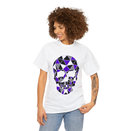 Skull Mosaic 4 Unisex Heavy Cotton Tee