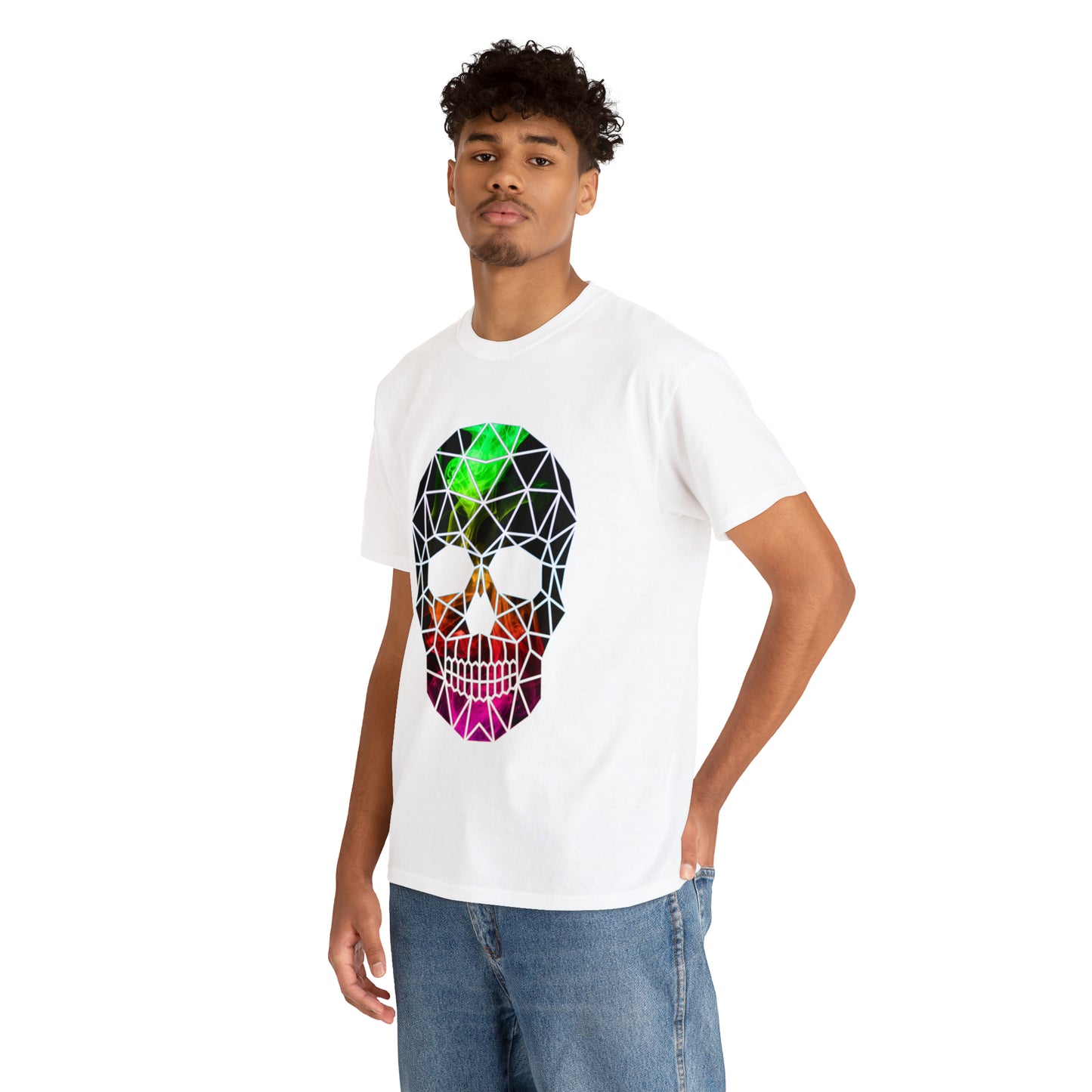 Skull Mosaic 5 Heavy Cotton Tee