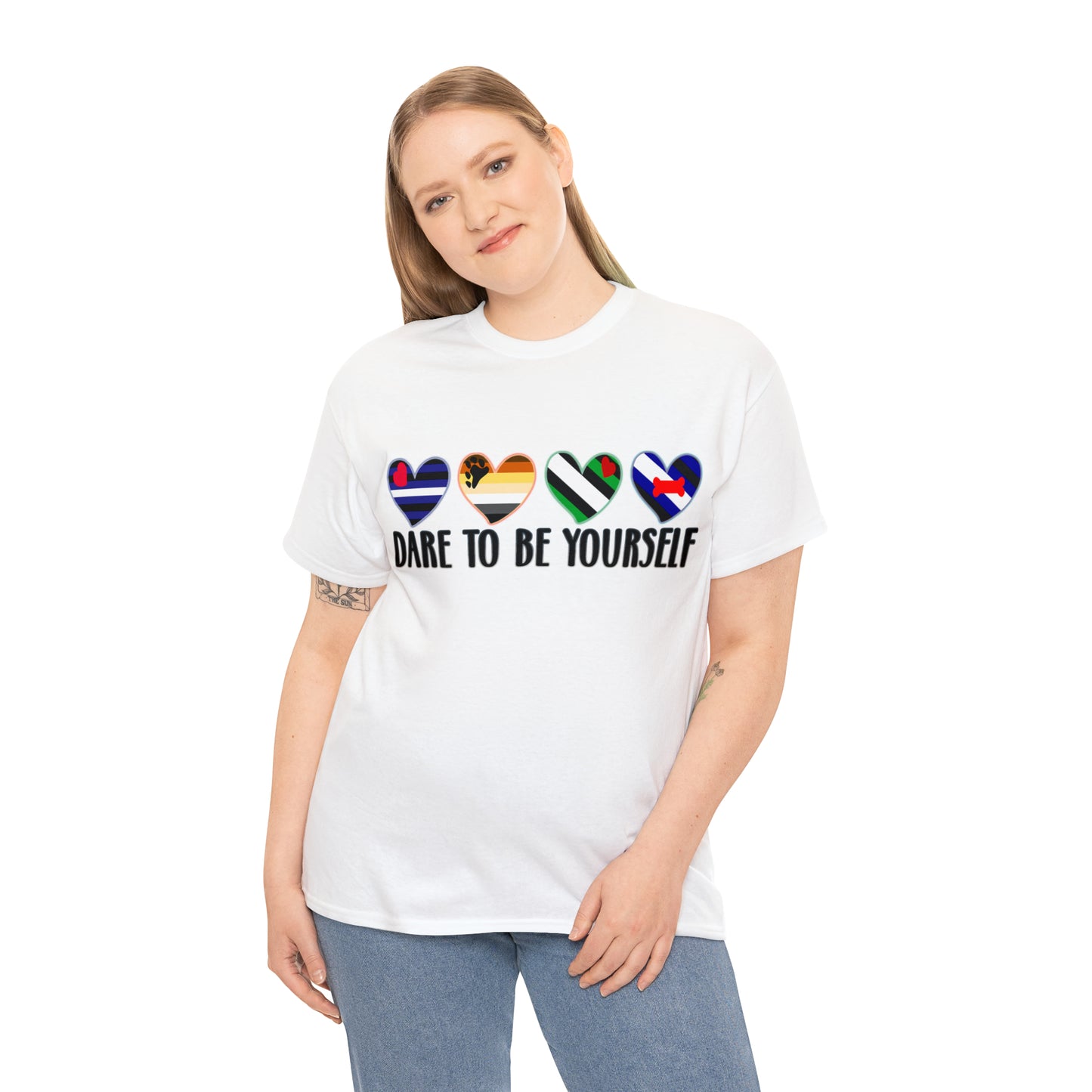 Mens T-Shirt that says Dare to be Yourself