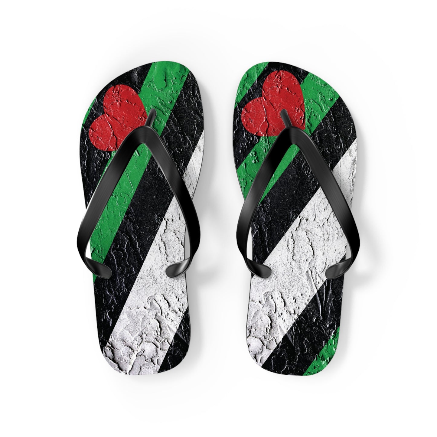 Leather Boy Pride Flip Flops