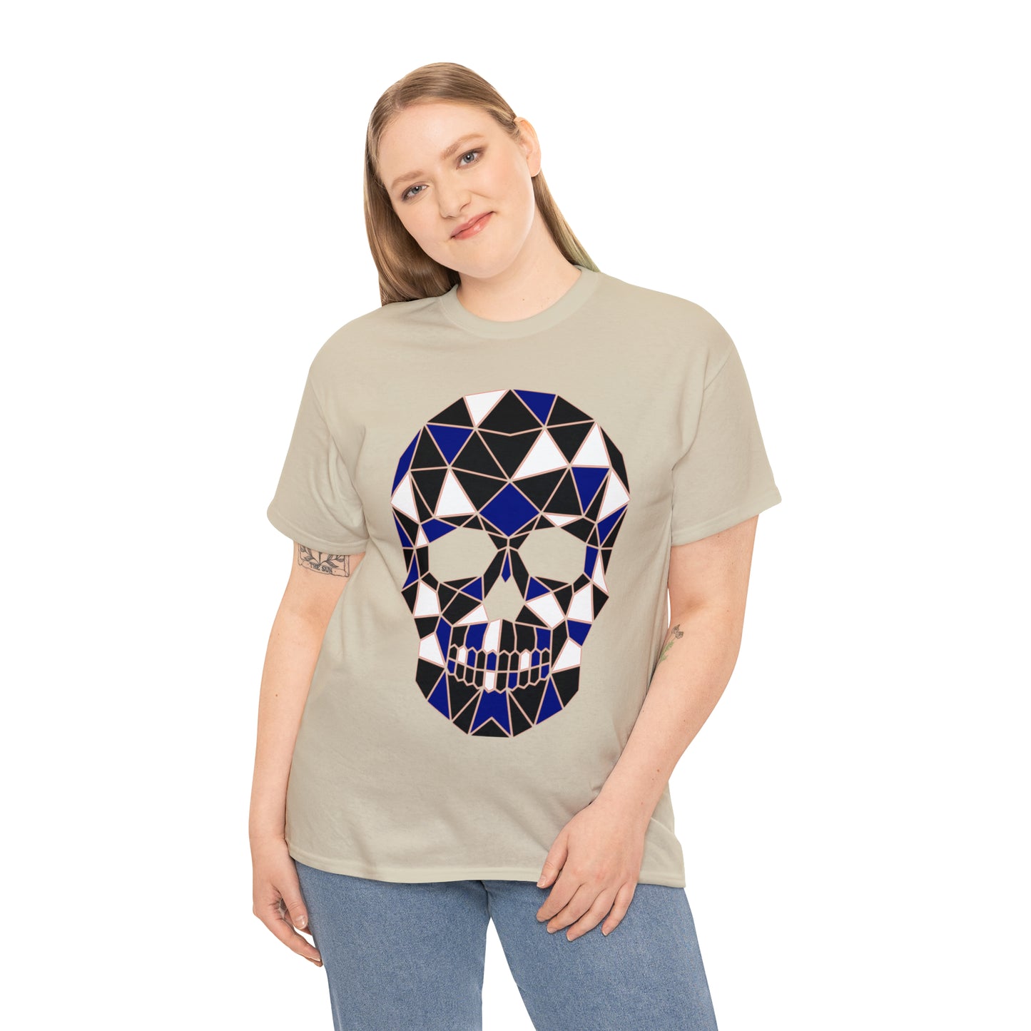 Skull Mosaic Heavy Cotton Tee