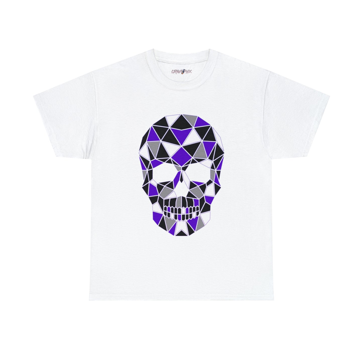 Skull Mosaic 4 Unisex Heavy Cotton Tee