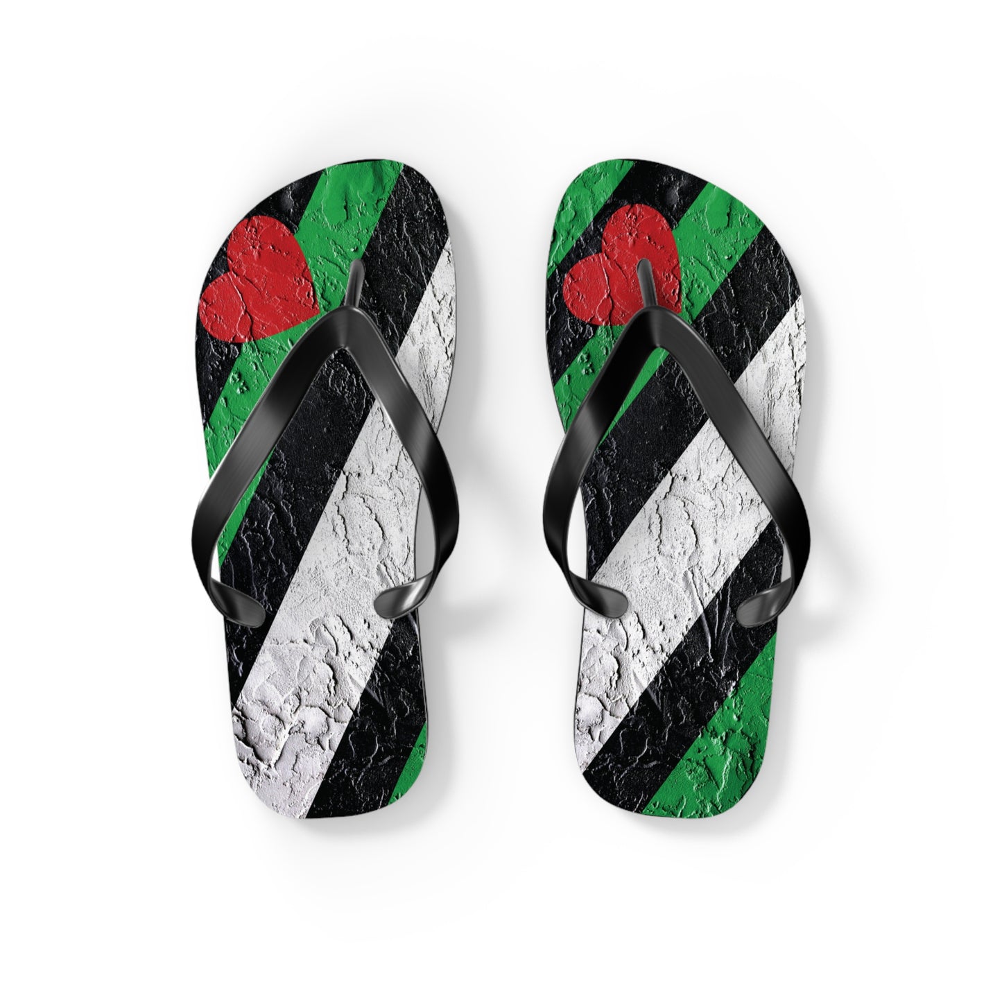 Leather Boy Pride Flip Flops