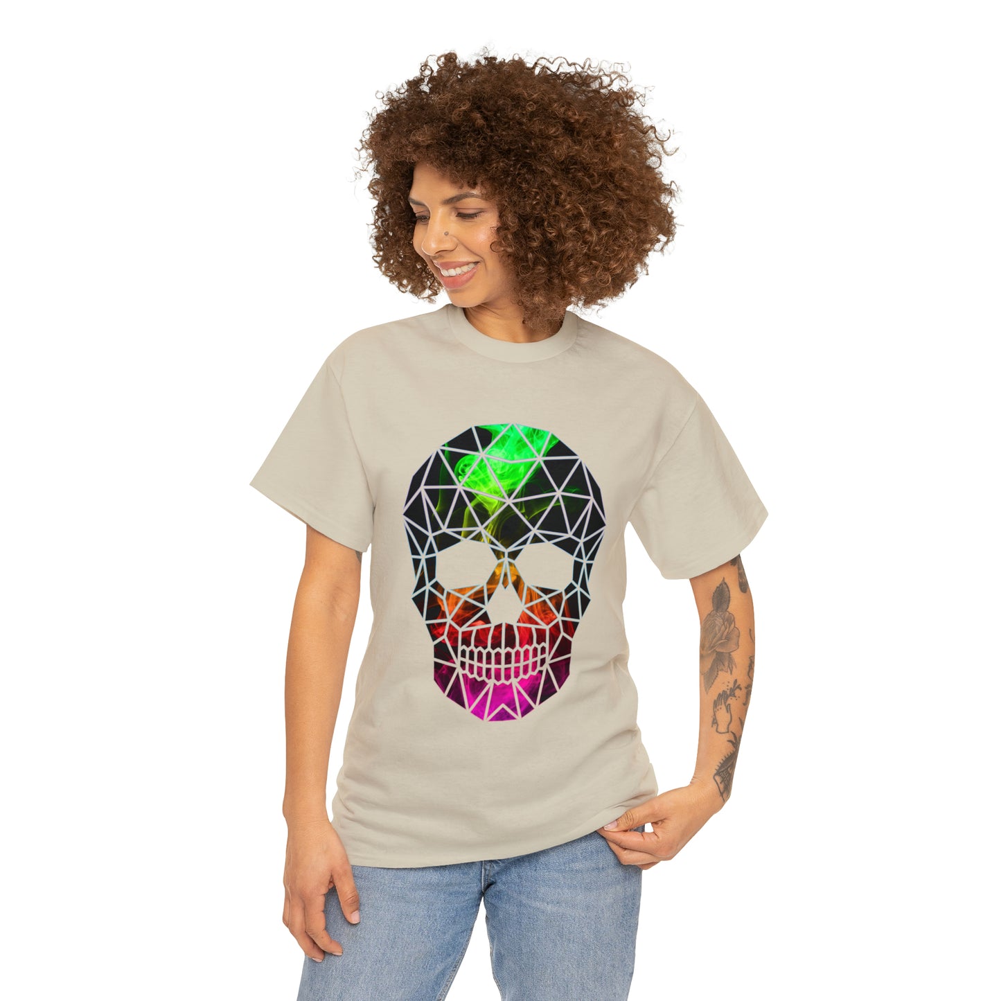 Skull Mosaic 5 Heavy Cotton Tee