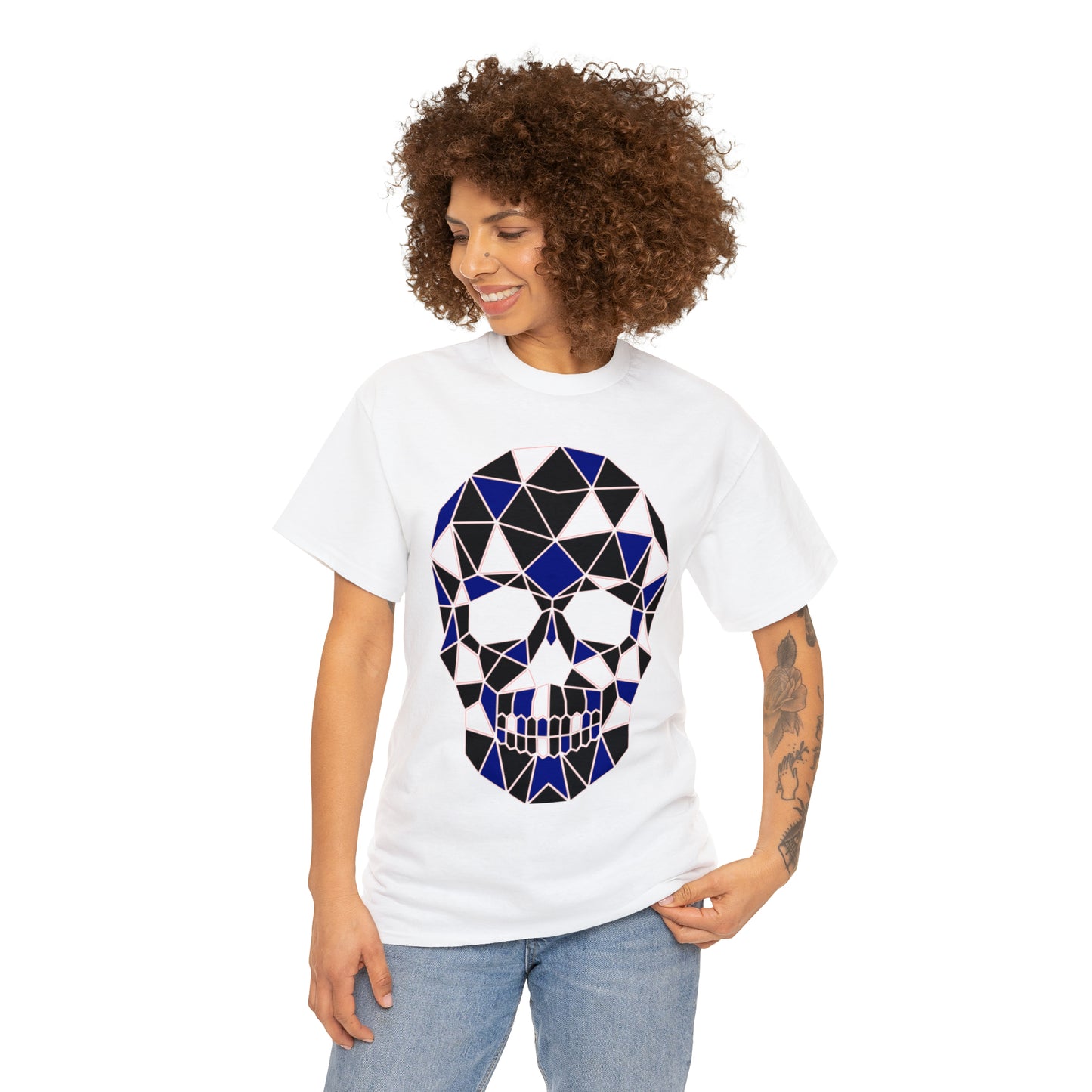 Skull Mosaic Heavy Cotton Tee