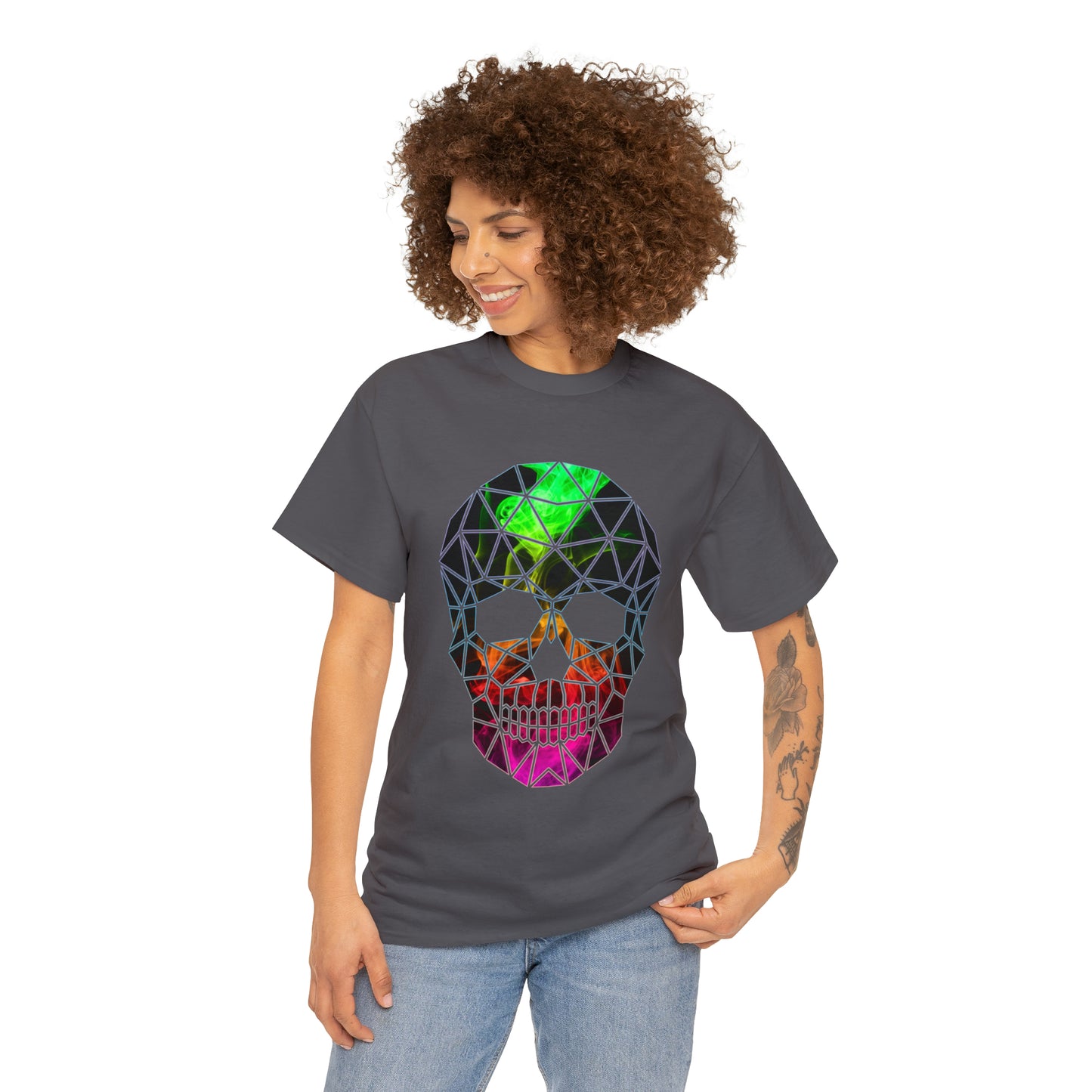 Skull Mosaic 5 Heavy Cotton Tee