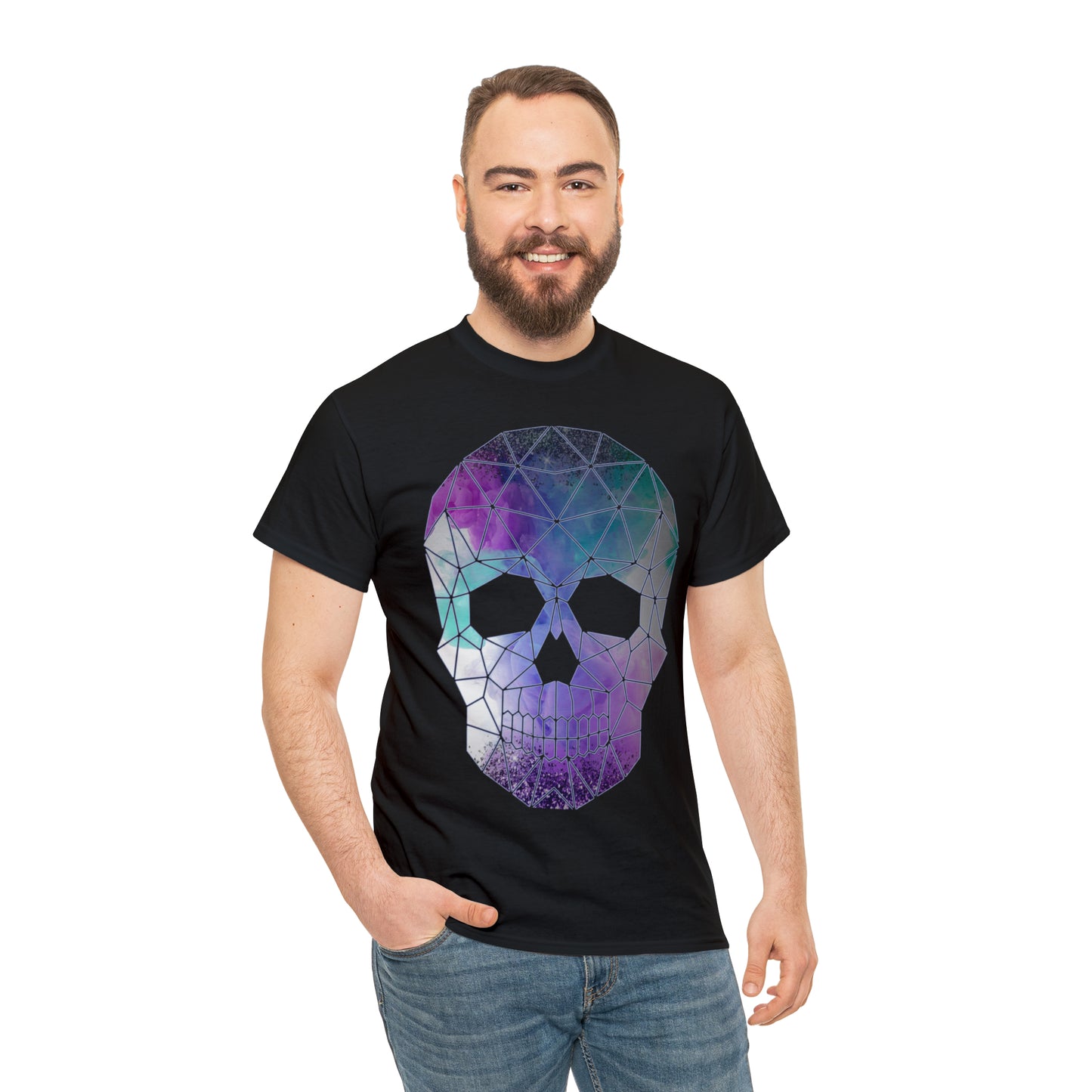 Skull Mosaic 2 Heavy Cotton Tee