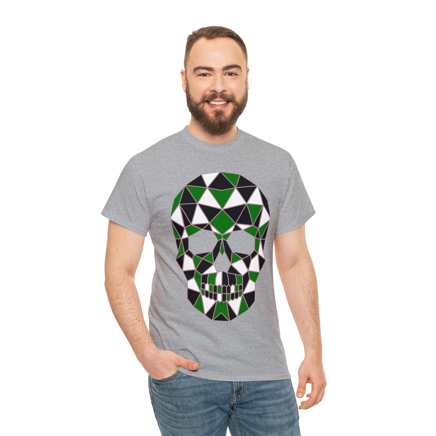 Skull Mosaic 3 Heavy Cotton Tee