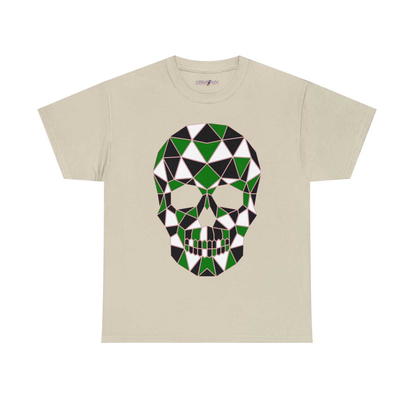 Skull Mosaic 3 Heavy Cotton Tee