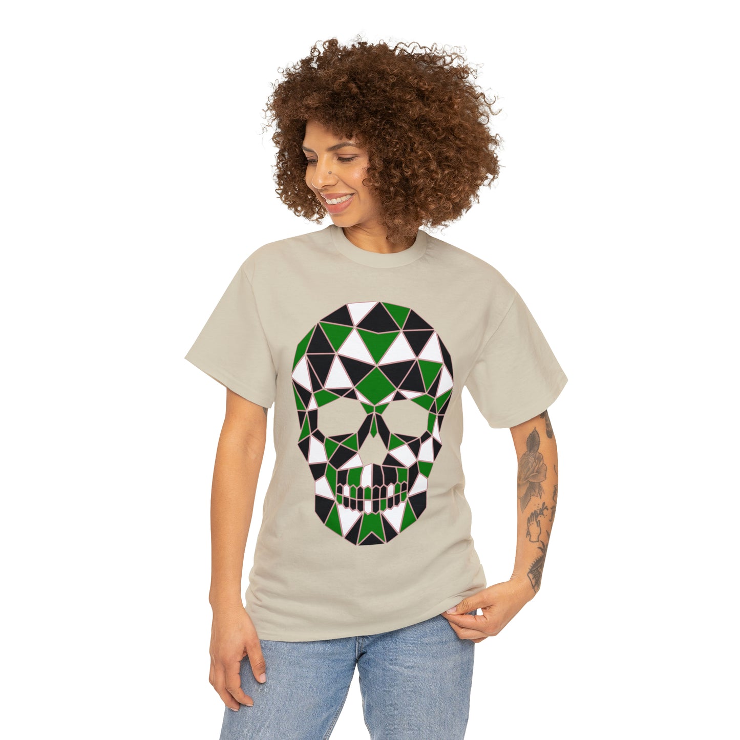 Skull Mosaic 3 Heavy Cotton Tee