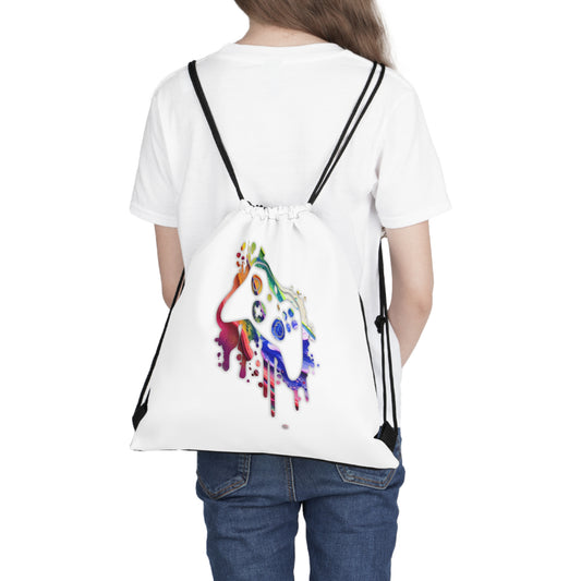 Gaymer (white) Outdoor Drawstring Bag