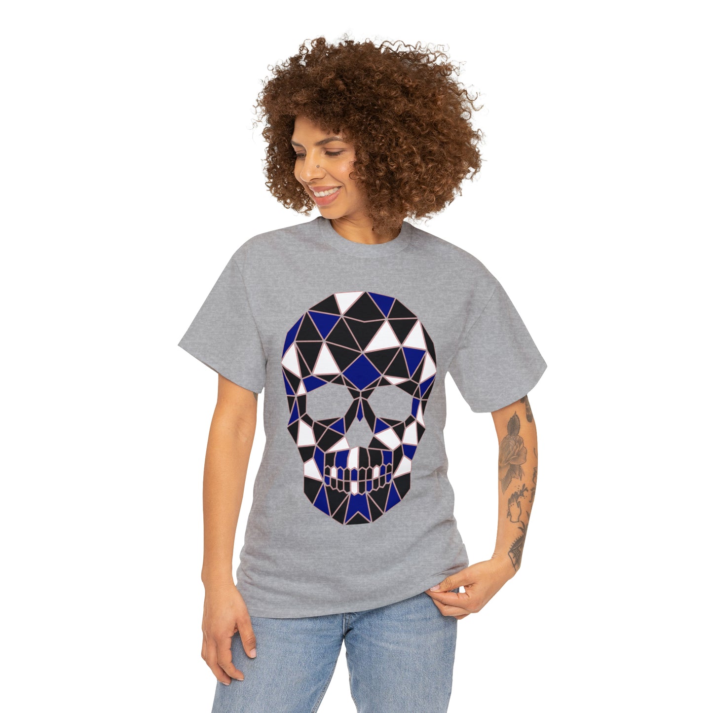 Skull Mosaic Heavy Cotton Tee