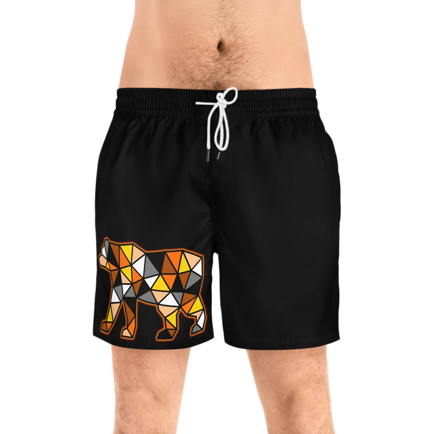 Mosiac Bear Swim Shorts