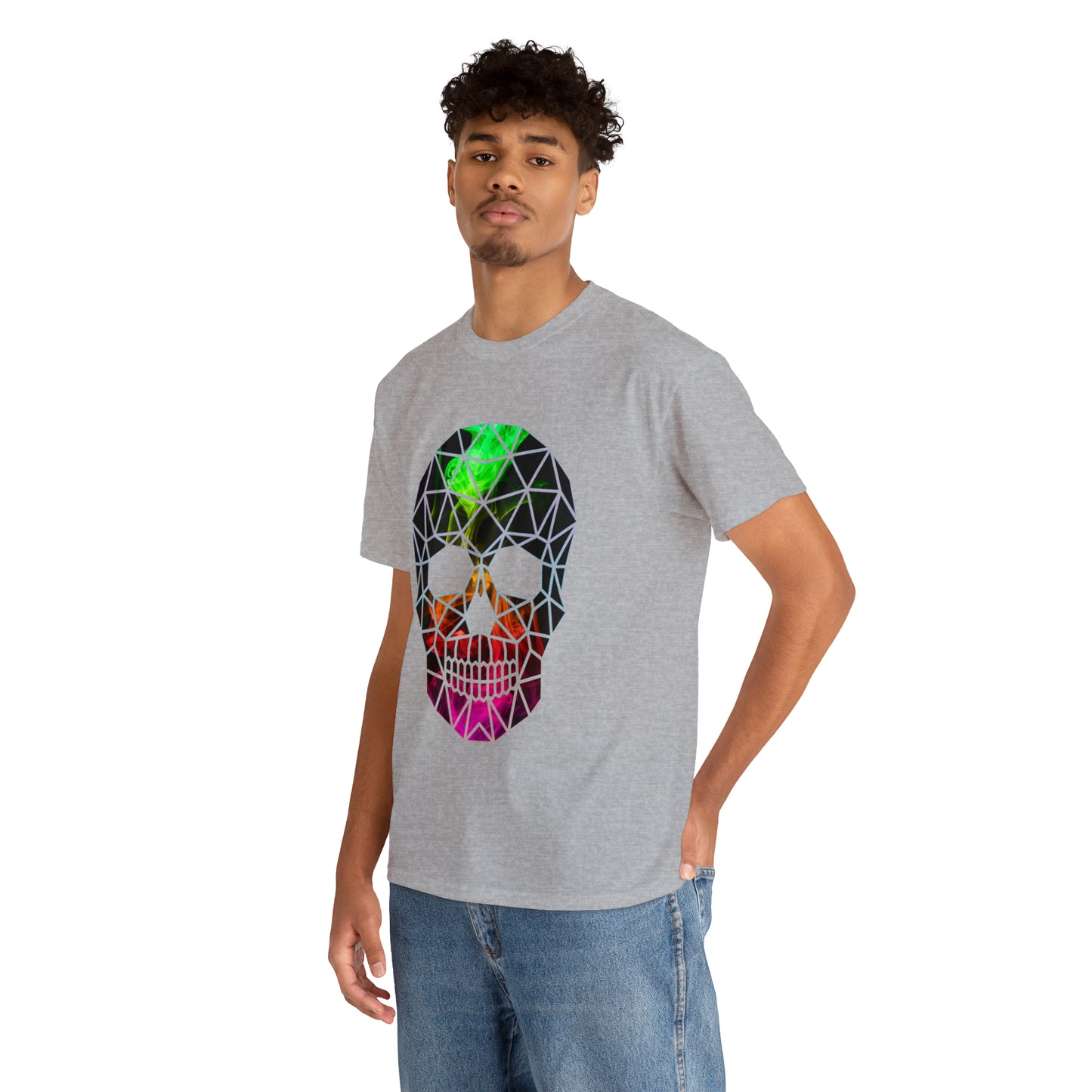 Skull Mosaic 5 Heavy Cotton Tee