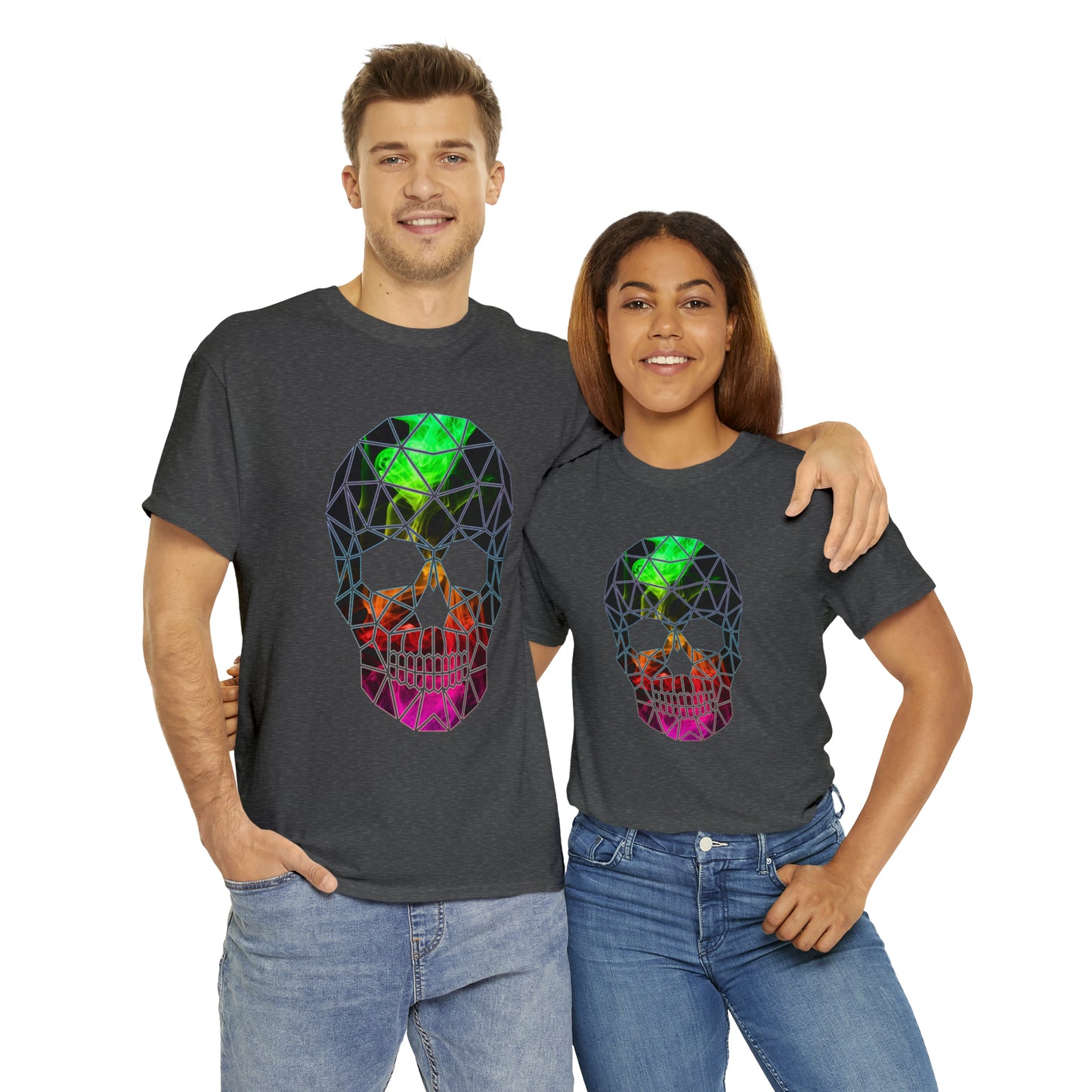 Skull Mosaic 5 Heavy Cotton Tee