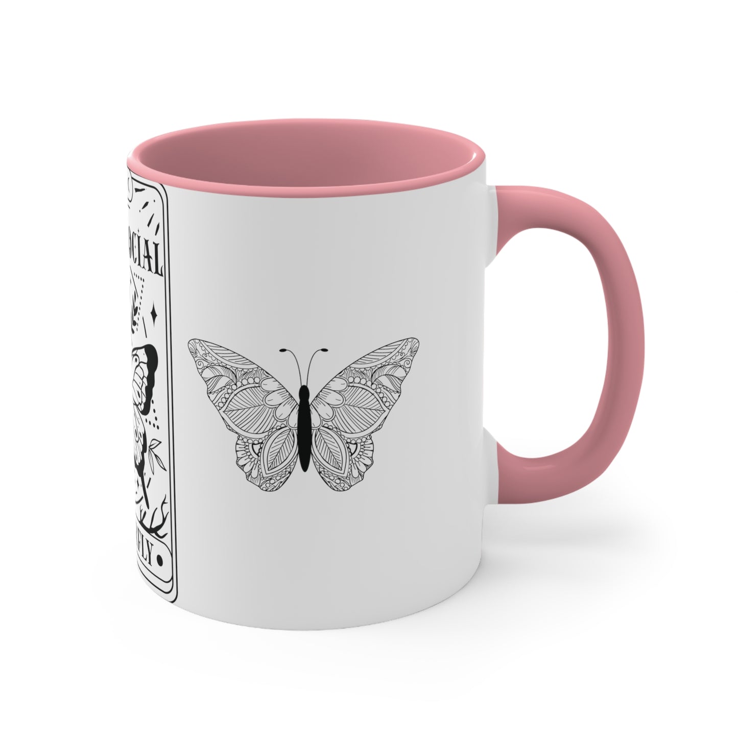 Anti-Social Butterfly Coffee Mug, 11oz