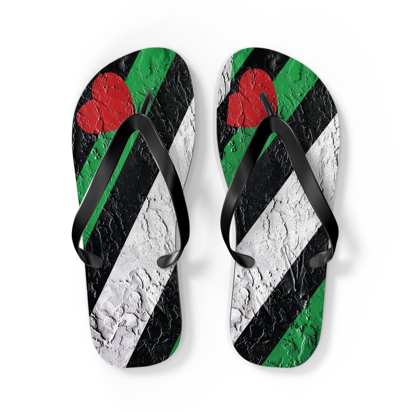 Leather Boy Pride Flip Flops