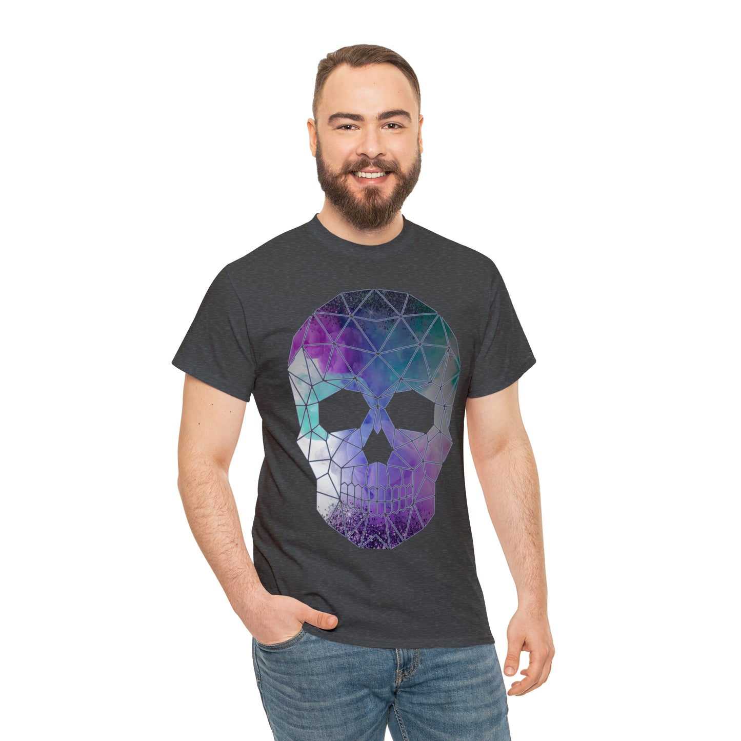 Skull Mosaic 2 Heavy Cotton Tee