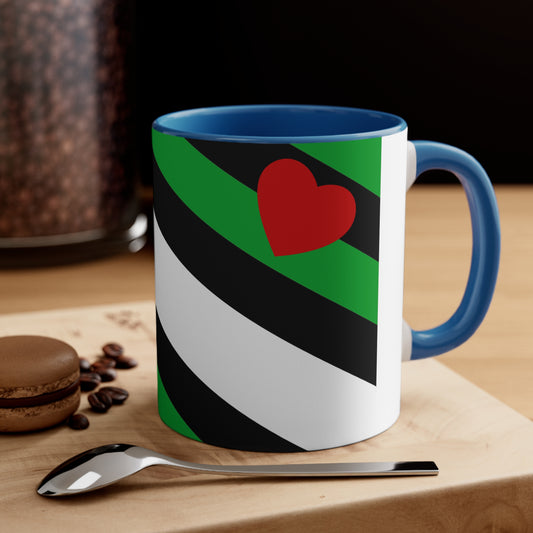 Coffee Mug with Leather Boy Flag