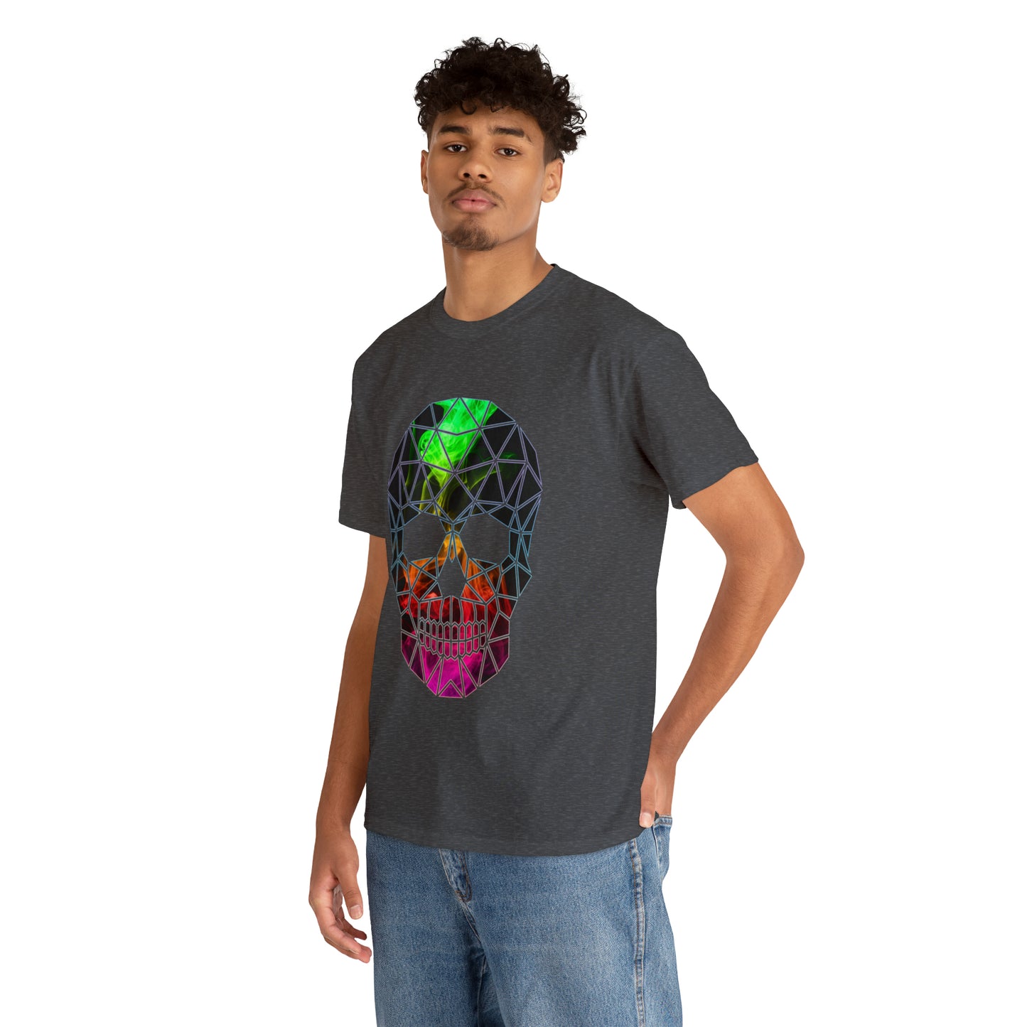 Skull Mosaic 5 Heavy Cotton Tee