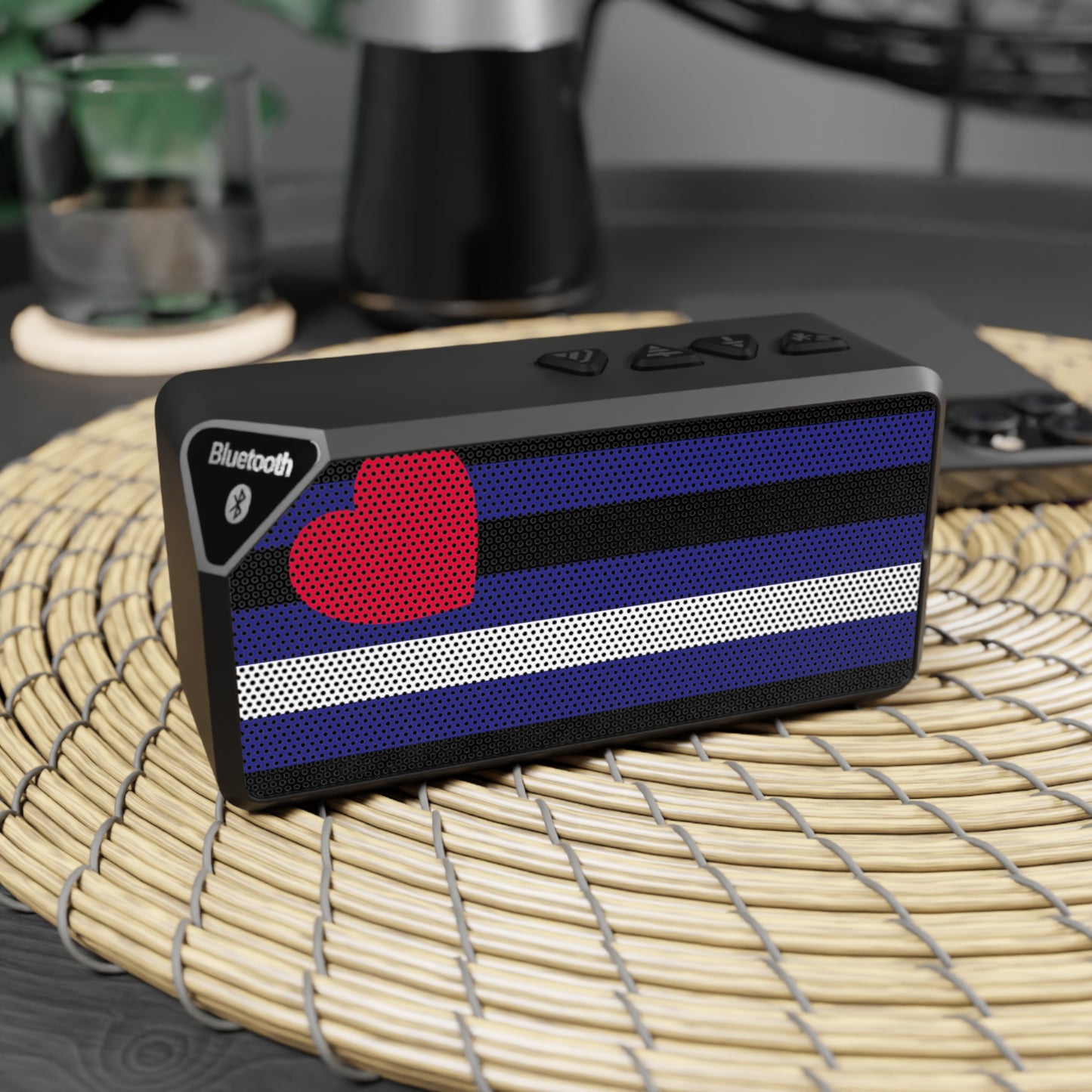 Leather Pride Flag - Jabba Bluetooth Speaker