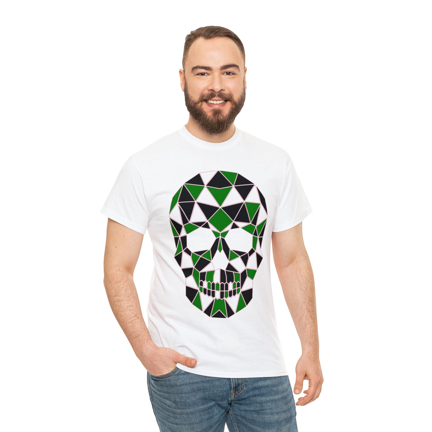 Skull Mosaic 3 Heavy Cotton Tee