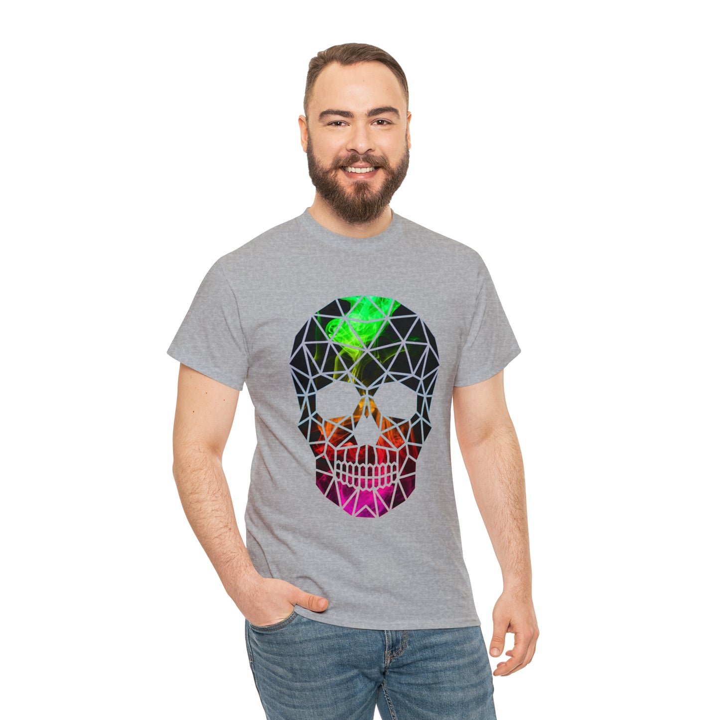 Skull Mosaic 5 Heavy Cotton Tee