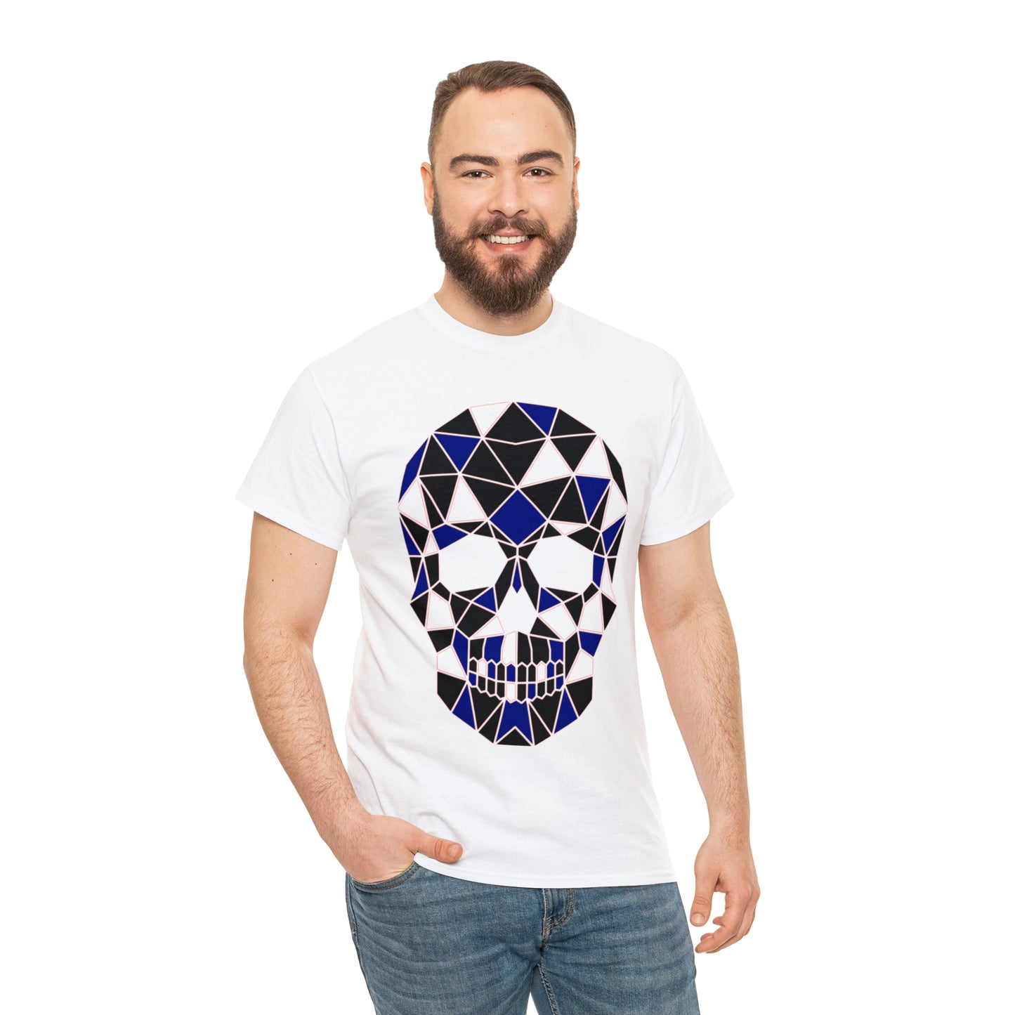 Skull Mosaic Heavy Cotton Tee