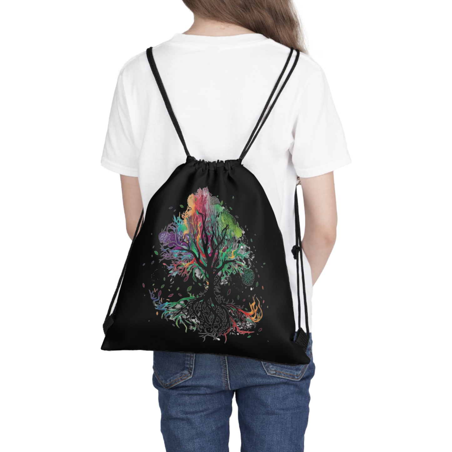 Tree 3 Outdoor Drawstring Bag