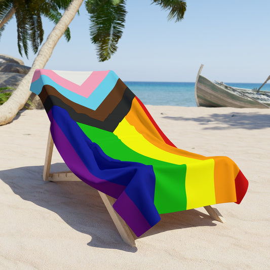 Pride Flag Beach Towel