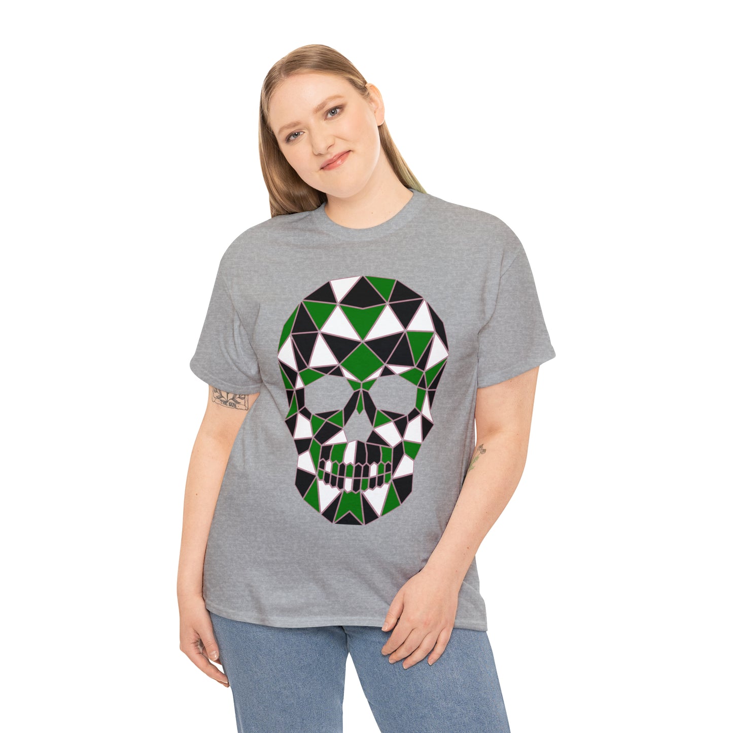 Skull Mosaic 3 Heavy Cotton Tee