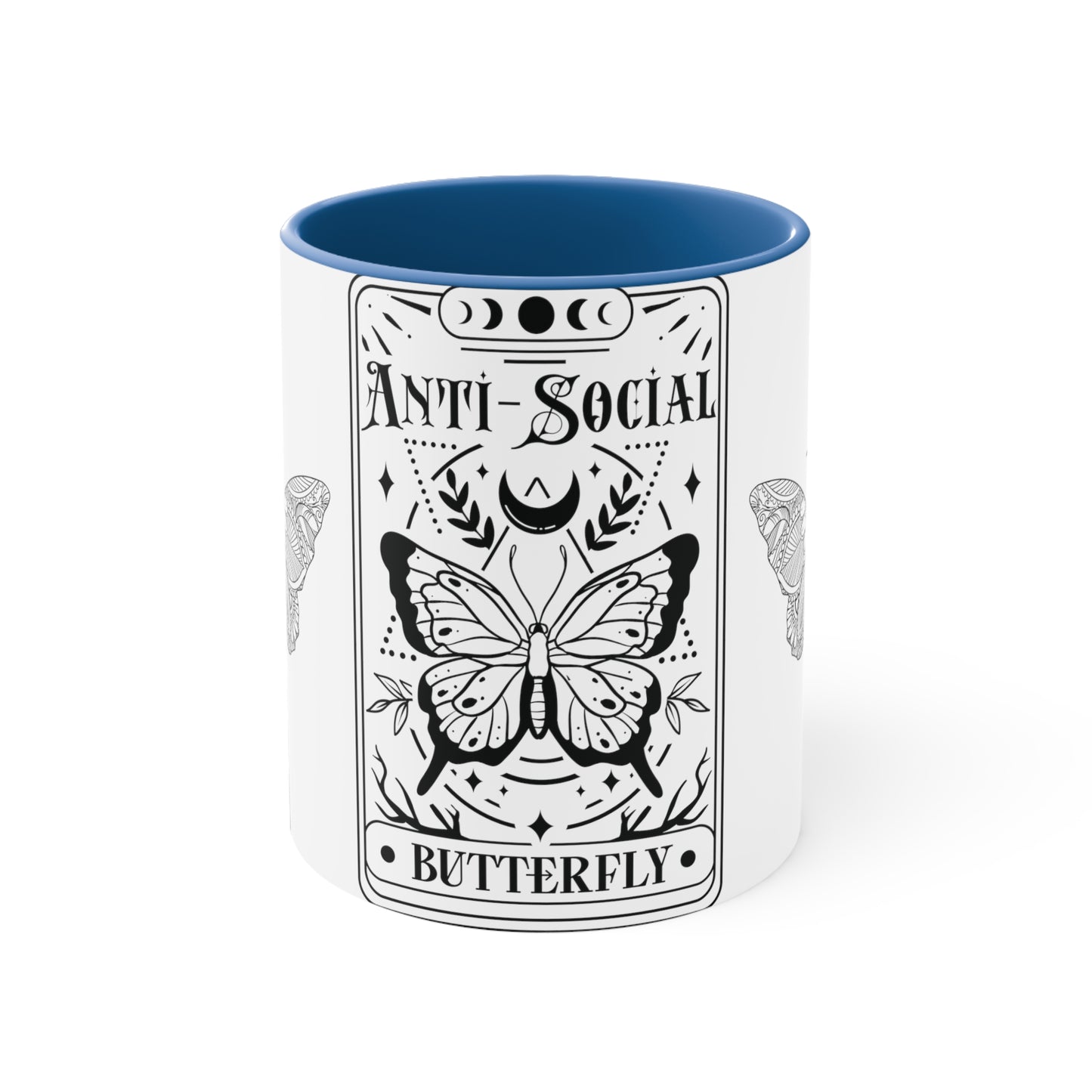 Anti-Social Butterfly Coffee Mug, 11oz