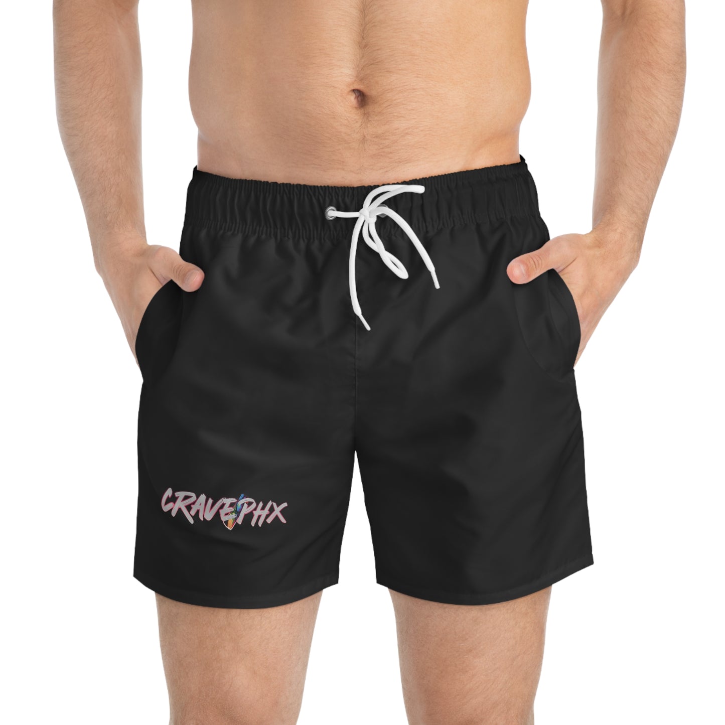 Black Swim Trunks