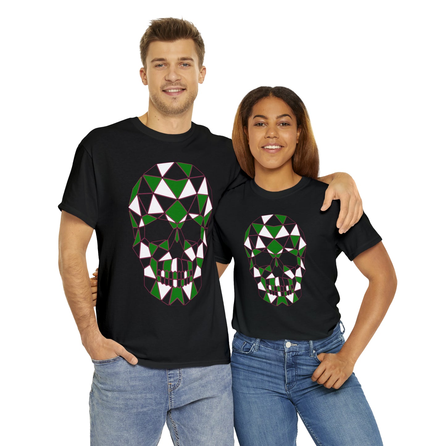 Skull Mosaic 3 Heavy Cotton Tee