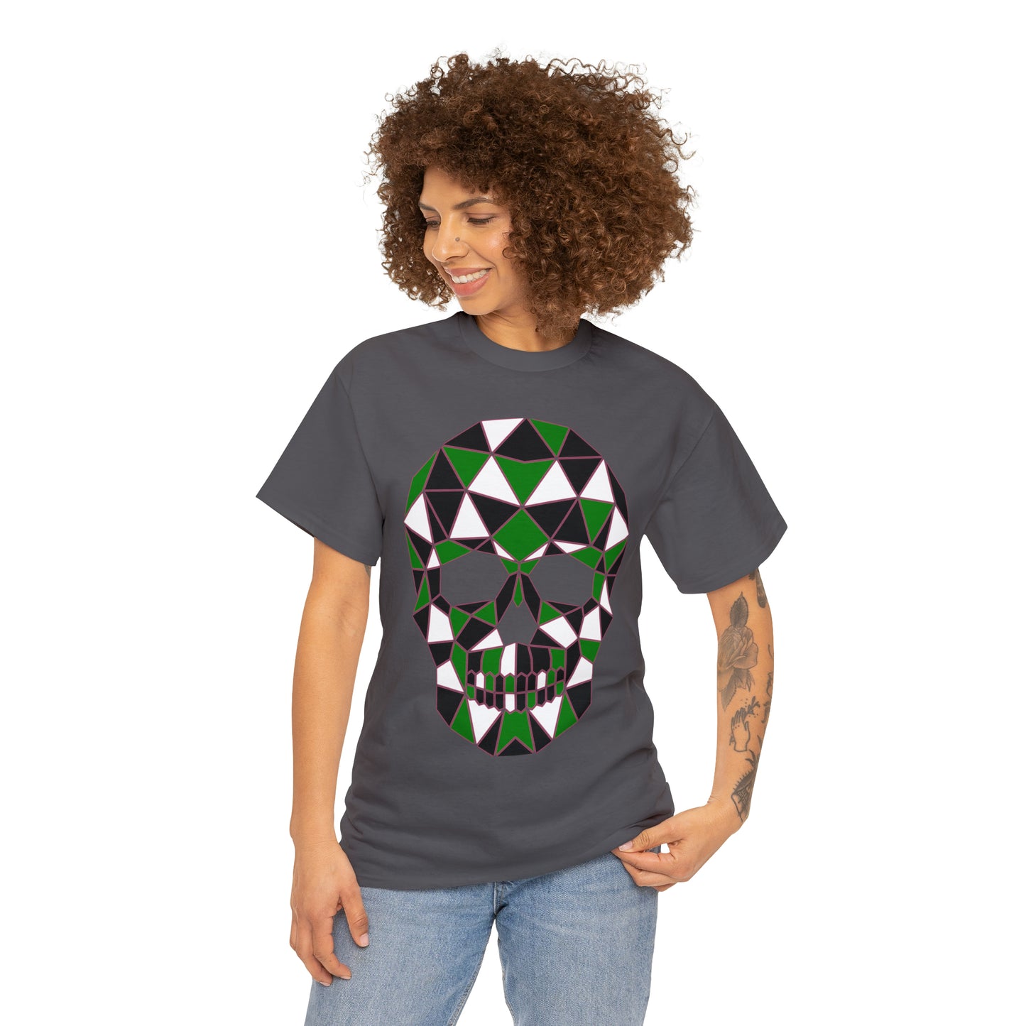 Skull Mosaic 3 Heavy Cotton Tee