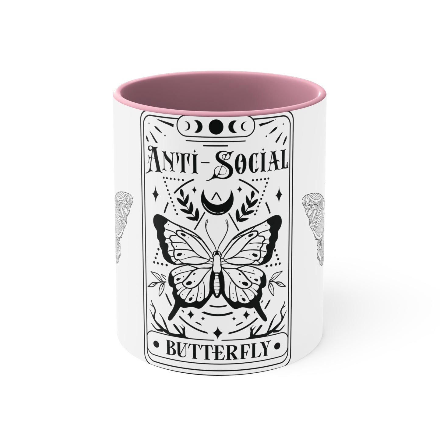 Anti-Social Butterfly Coffee Mug, 11oz