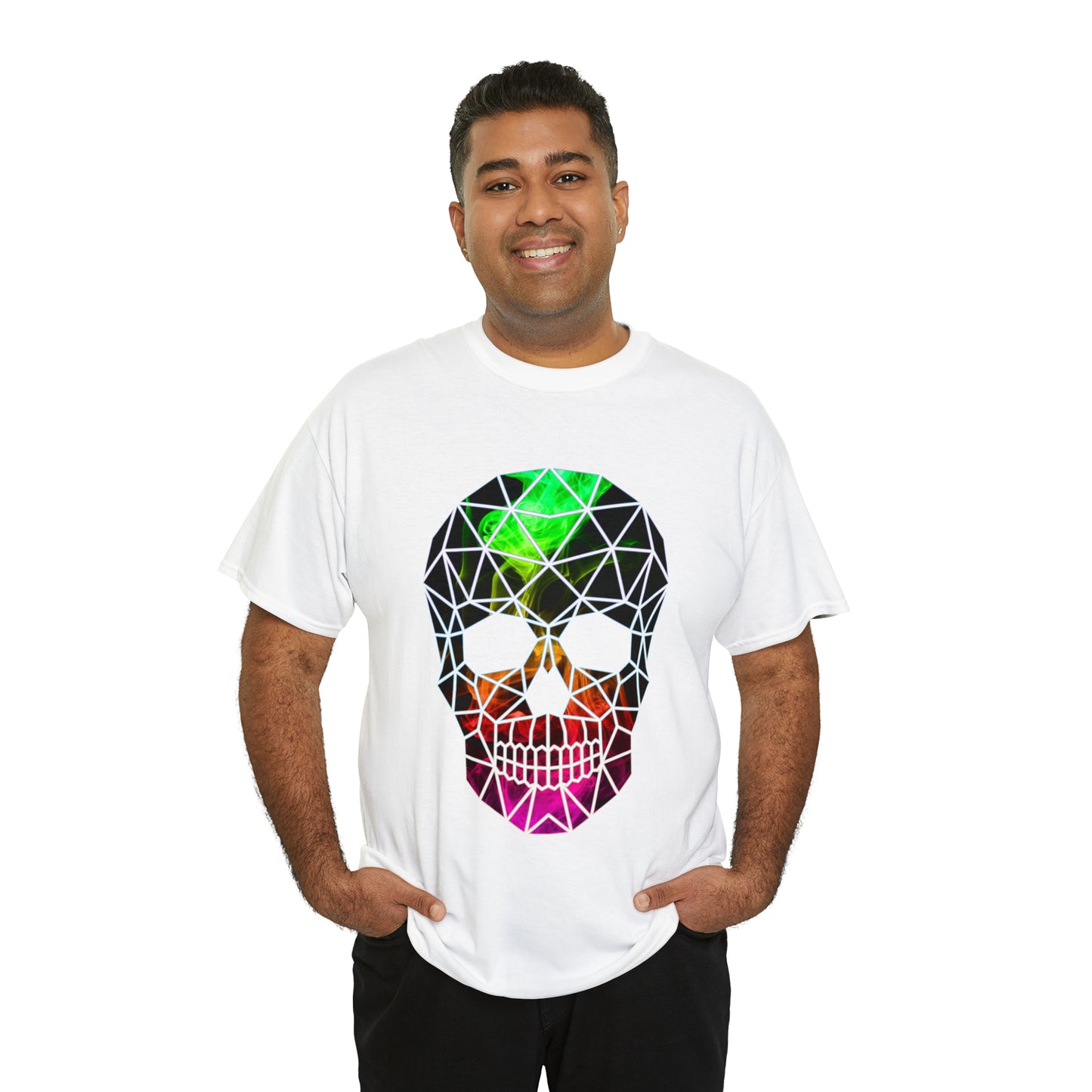 Skull Mosaic 5 Heavy Cotton Tee