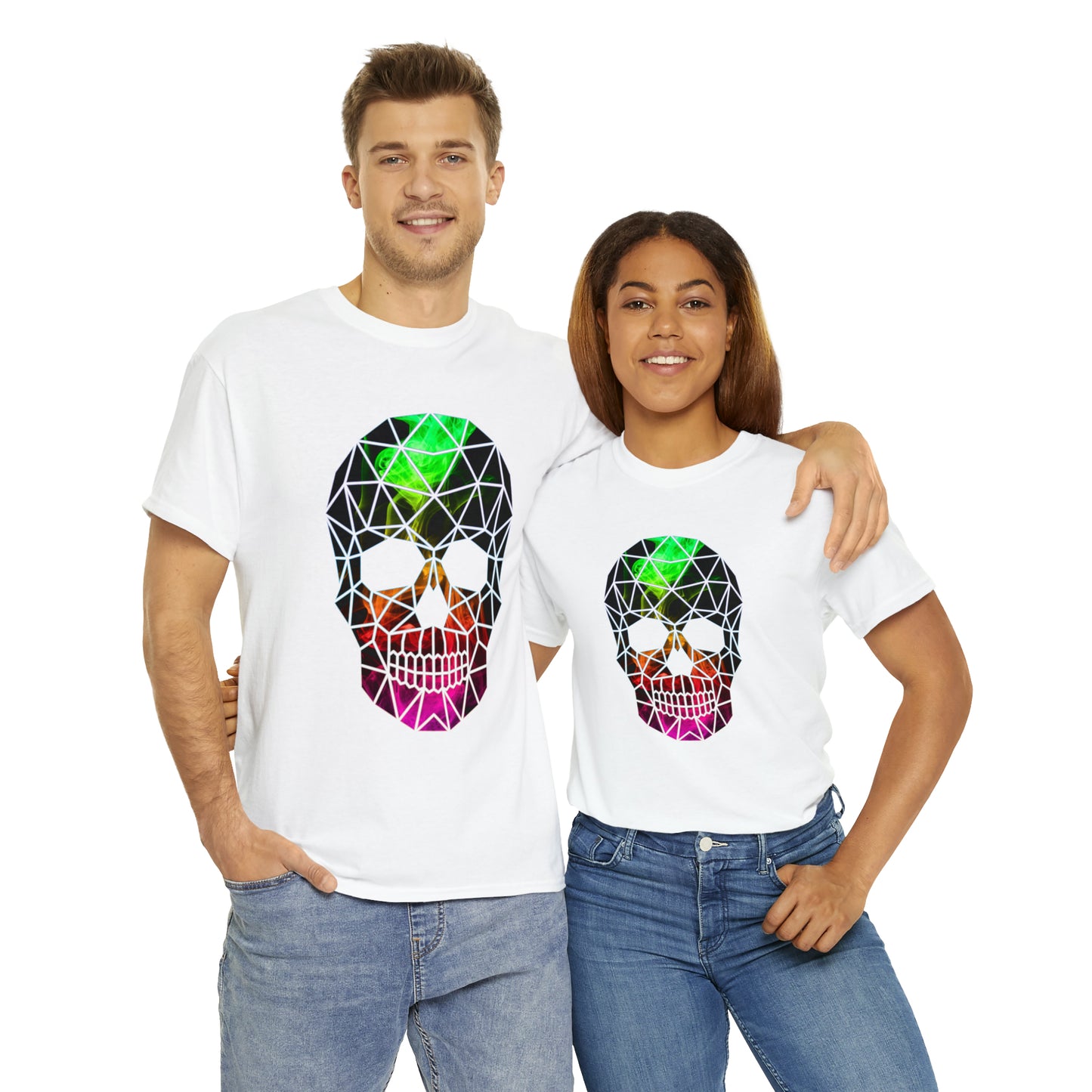 Skull Mosaic 5 Heavy Cotton Tee