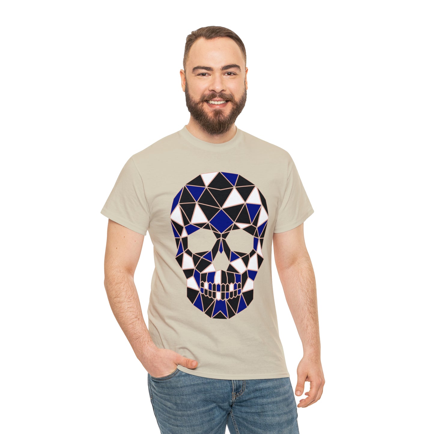 Skull Mosaic Heavy Cotton Tee