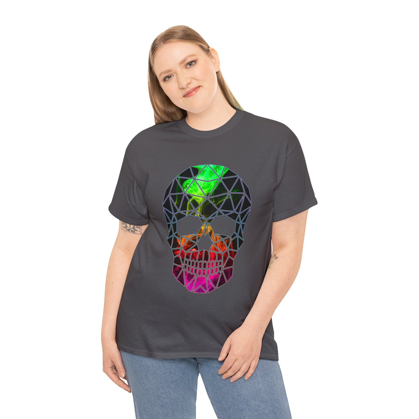 Skull Mosaic 5 Heavy Cotton Tee