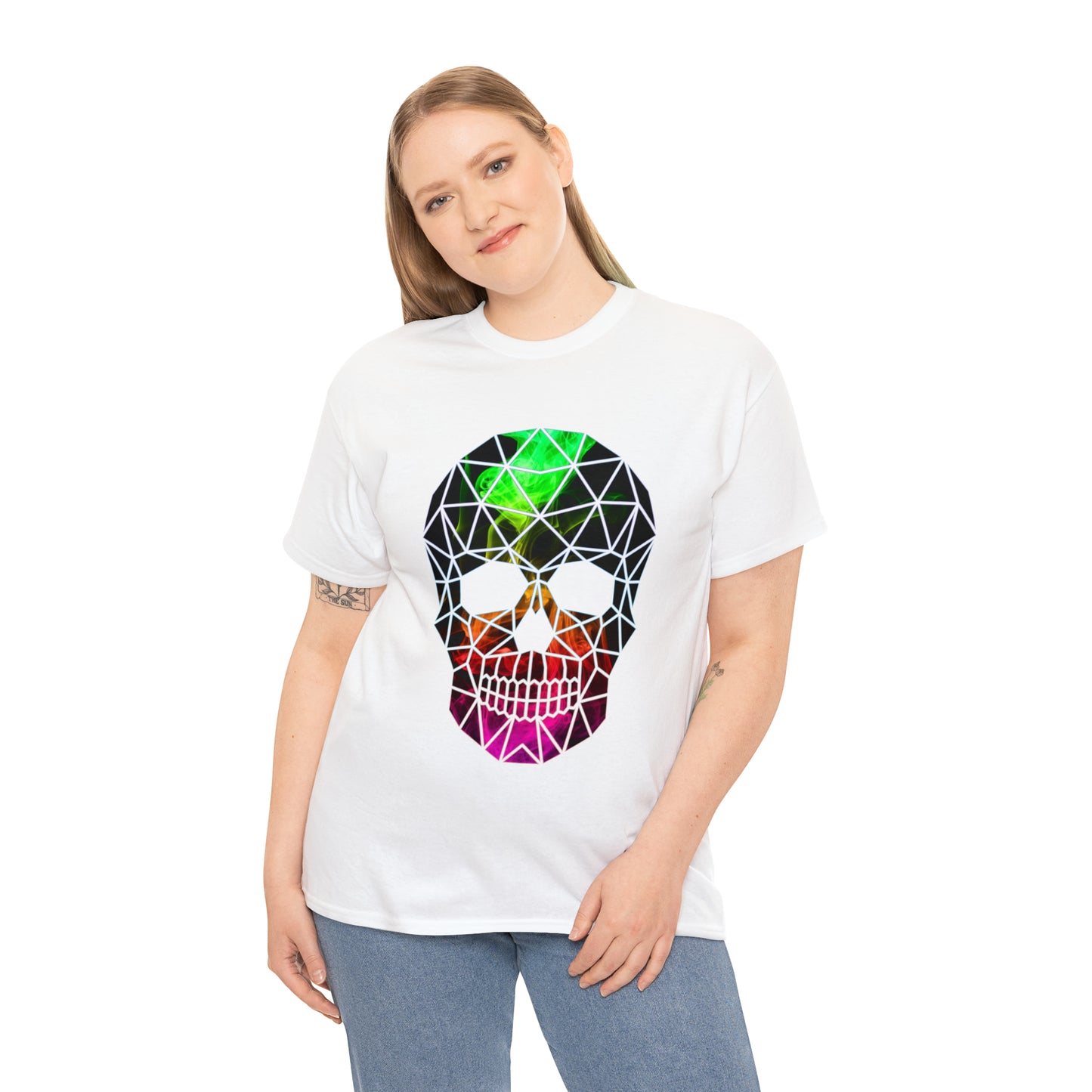 Skull Mosaic 5 Heavy Cotton Tee