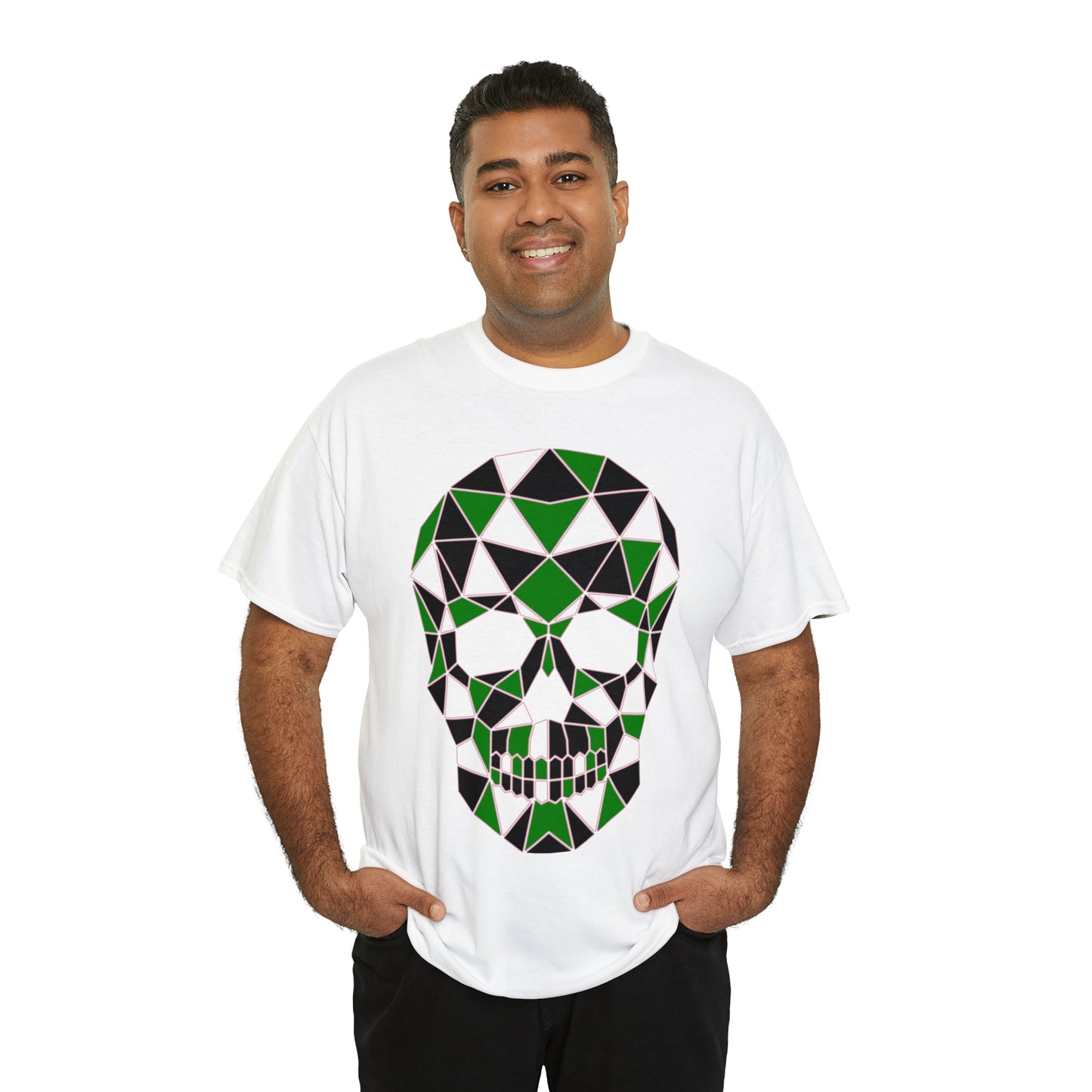 Skull Mosaic 3 Heavy Cotton Tee