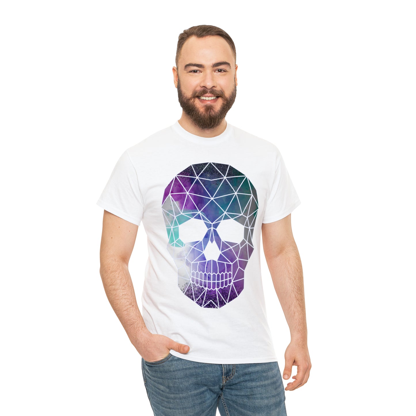 Skull Mosaic 2 Heavy Cotton Tee